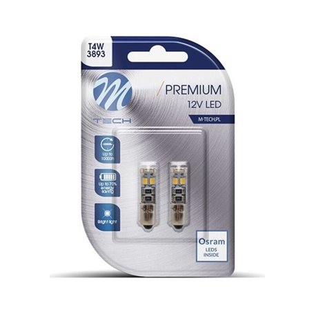 Ampoule pour voiture M-Tech MT-LB315W 12 V LED T4W 21,99 €