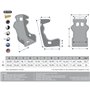 Siège Racing Momo DAYTONA L Noir 469,99 €