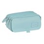 Trousse Fourre-Tout Triple Safta 21,5 x 10 x 8 cm Bleu 27,99 €