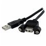 Câble USB Startech USBPNLAFAM1     USB A Noir 15,99 €