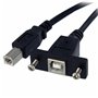 Câble USB Startech USBPNLBFBM1     USB B Noir 19,99 €