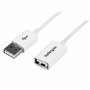 Câble USB Startech USBEXTPAA1MW     Blanc 16,99 €