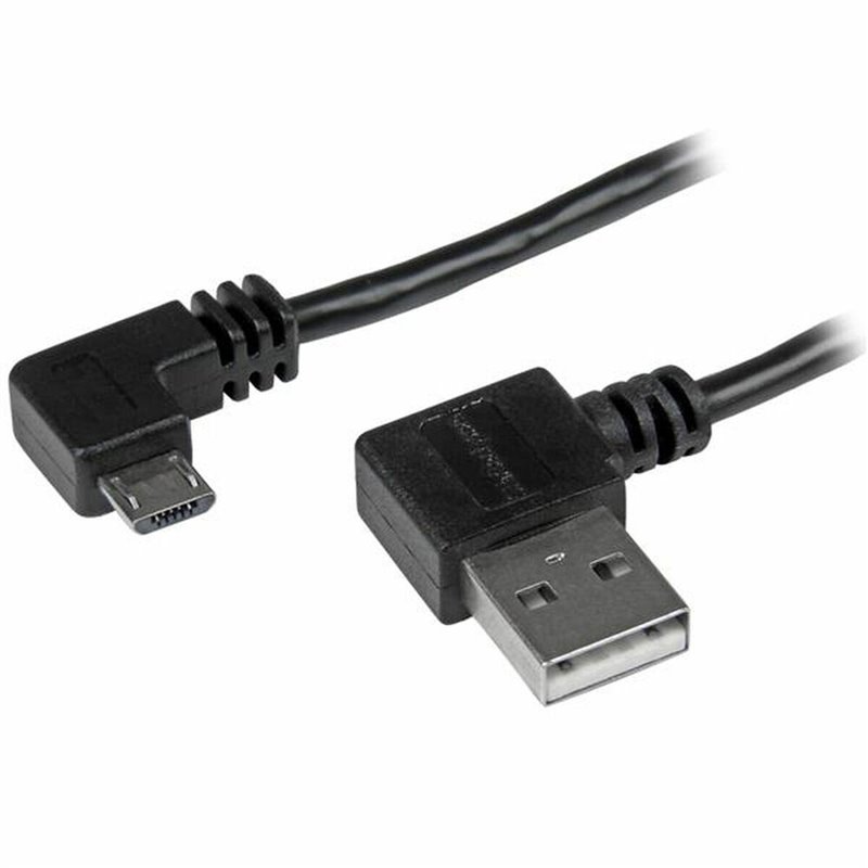 Startech.com Câble USB A vers Micro B de 2 m avec connecteurs coudés à angle droit - M/M - Noir