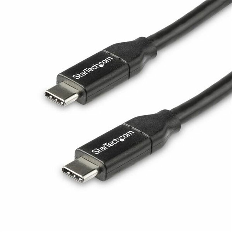 Startech.com Câble USB-C vers USB-C avec Power Delivery 5A de 50 cm - USB 2.0 - Noir