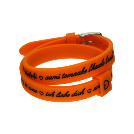 Bracelet Femme il mezzometro I LOVE YOU SILVER - SILICONE BRACELET 35,99 €