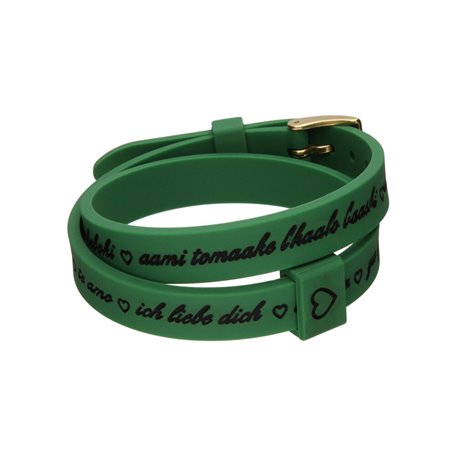 Bracelet Femme il mezzometro I LOVE YOU GOLD - BRACCIALE IN SILICONE/SIL 35,99 €