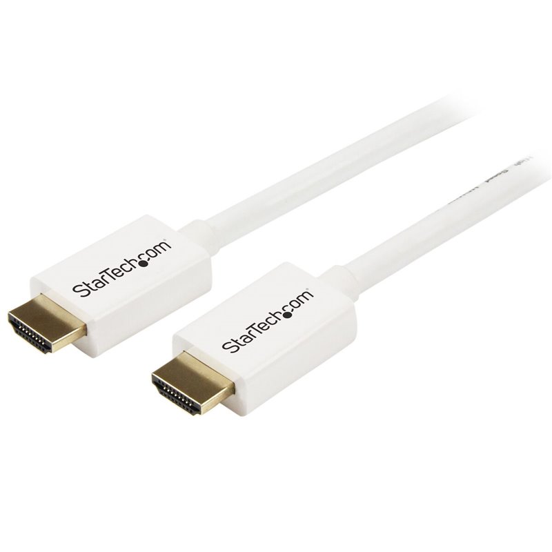 Câble HDMI Startech HD3mm5MW Blanc 5 m