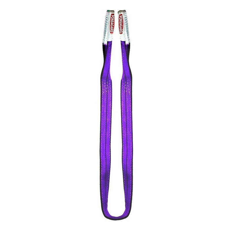 Élingue Ponsa 030,031,002,308 Cargopack 1000 kg Violet Plate 2 m