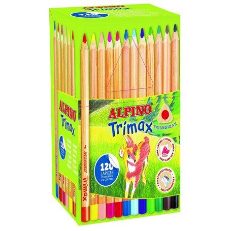 Crayons de couleur Alpino Trimax Multicouleur 120 Pièces 73,99 €