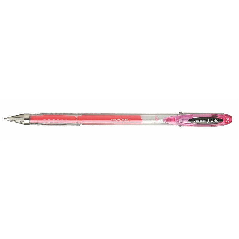 Stylo à encre liquide Uni-Ball Signo UM-120 0,7 mm Rose (12 Pièces)