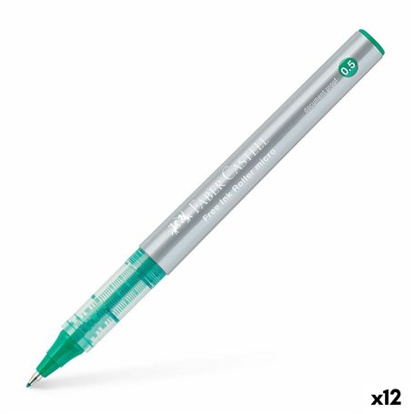 stylo à encre liquide Faber-Castell Roller Free Ink Vert (12 Unités) 33,99 €