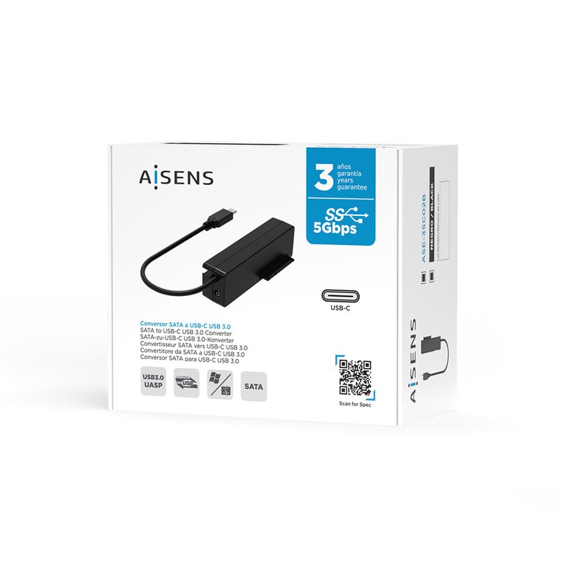 Image secondaire de Adaptateur USB vers SATA pour Disque Dur Aisens