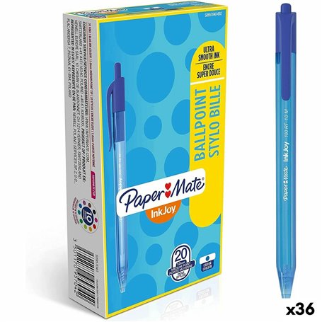 Crayon Paper Mate Inkjoy 20 Pièces Bleu 1 mm (36 Unités) 299,99 €