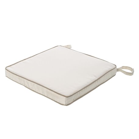 Coussin de chaise 38 x 38 x 4 cm Crème 32,99 €