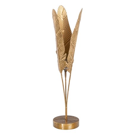 Bougeoir 15 x 15 x 58 cm Verre Doré Métal 88,99 €