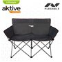 Canapé deux places Aktive Noir Pliable 107 x 88 x 63 cm (2 Unités) 169,99 €