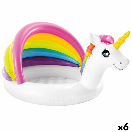Pataugeoire gonflable pour enfants Intex Licorne Auvent 102 x 69 x 127 c 169,99 €