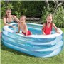 Pataugeoire gonflable pour enfants Intex 230 L Bleu Blanc Ovale 163 x 46 229,99 €