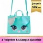 Sac à Bandoulière Spin Master Purse Pets Bleu clair Multicouleur Multi