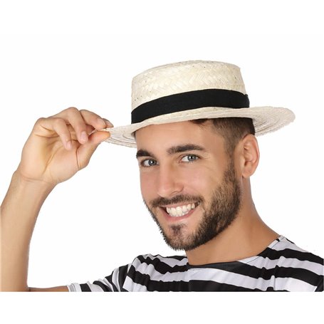 Chapeau de Paille Blanc