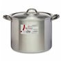Marmite avec couvercle Ø 24 cm Argenté Aluminium (6 Unités)