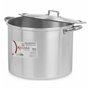 Marmite avec couvercle Ø 34 cm Argenté Aluminium (2 Unités)