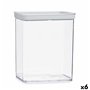 Bocal Transparent Silicone polystyrène ABS 3,3 L 10,5 x 23,7 x 21 cm (6