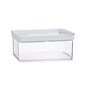 Bocal Transparent Silicone polystyrène ABS 1,1 L 10,5 x 9 x 21 cm (18 Un