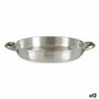 Poêle Argenté Aluminium 29 x 5 x 38 cm (12 Unités)