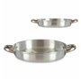 Poêle Argenté Aluminium 25 x 4,5 x 33 cm (12 Unités)