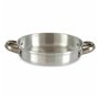 Poêle Argenté Aluminium 19 x 4,5 x 25,5 cm (12 Unités)