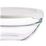 Panier-repas rond avec couvercle Chefs Blanc 595 ml 14 x 6,3 x 14 cm (6 