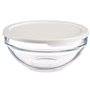 Panier-repas rond avec couvercle Chefs Blanc 595 ml 14 x 6,3 x 14 cm (6 