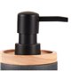 Distributeur de Savon Noir Bois Résine Plastique (6 Unités)