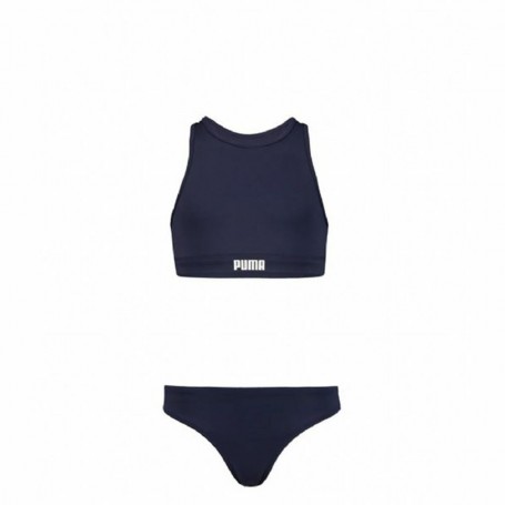Maillot de Bain Fille Puma Racerback 2 Pièces Bleu