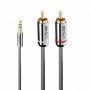 Câble Audio Jack (3,5 mm) vers 2 RCA LINDY 35333