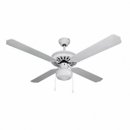 Ventilateur de Plafond avec Lumière Orbegozo CL08132B Blanc 60 W Ø 132 c