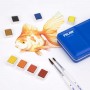 Set de peintures aquarelle Milan Godet étui métallique