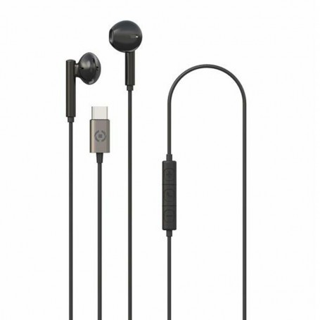 Casques avec Microphone Celly   Noir