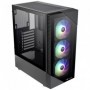 Boîtier ATX semi-tour THERMALTAKE View 200 TG ARGB Noir