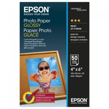 Epson Photo Paper Glossy - 10x15cm - 50 Feuilles
