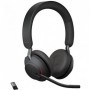 Jabra Evolve2 65, UC Stereo Casque Sans fil Arceau Bureau/Centre d'appels USB Type-A Bluetooth Noir
