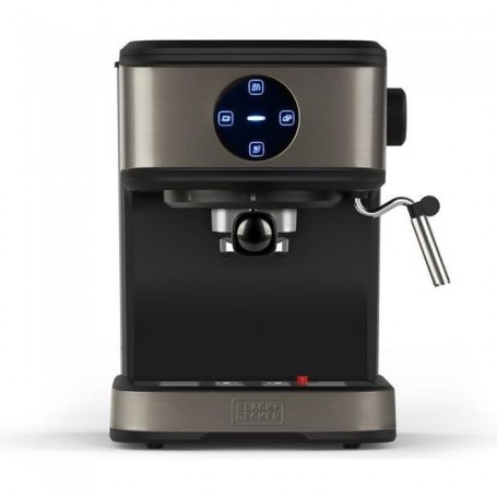 Cafetière superautomatique Black & Decker BXCO850E Noir Argenté 850 W 20 bar 1,2 L 2 Tasses