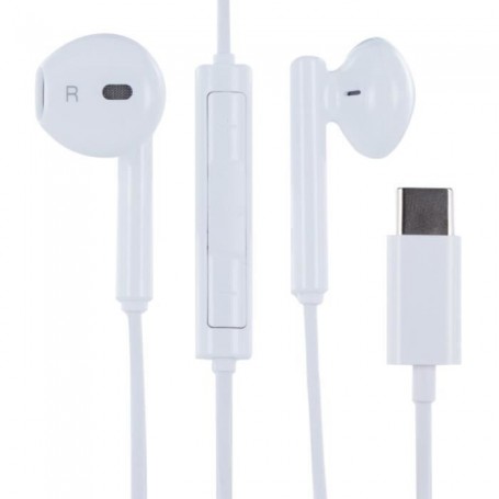 Huawei 55030088 écouteur/casque Avec fil Ecouteurs Appels/Musique USB Type-C Blanc
