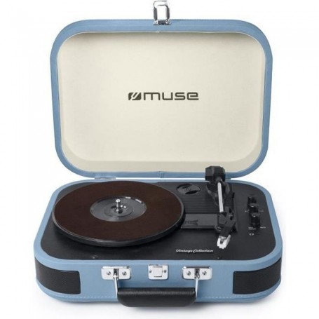 Tourne-Disques Muse MT-201 BTB Bleu Noir/Bleu