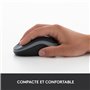 LOGITECH - Souris sans fil optique - M185 Gris