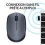LOGITECH - Souris Sans Fil Ambidextre M170 - Gris