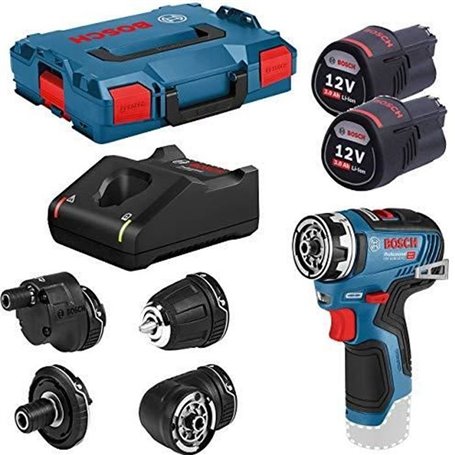 Perceuse-visseuse Bosch Professional GSR 12V-35 FC + 2 batteries 3.0Ah