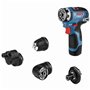 Perceuse-visseuse Bosch Professional GSR 12V-35 FC + GFA 12-H + GFA 12