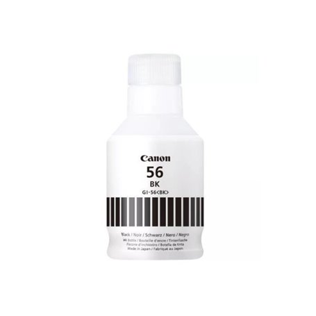 Bouteille d'encre - CANON - GI-56BK - Noir - Compatibilité MAXIFY GX -